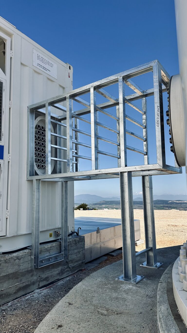 Ικρίωμα σύνδεσης καλωδίων ανεμογενήτριας 3